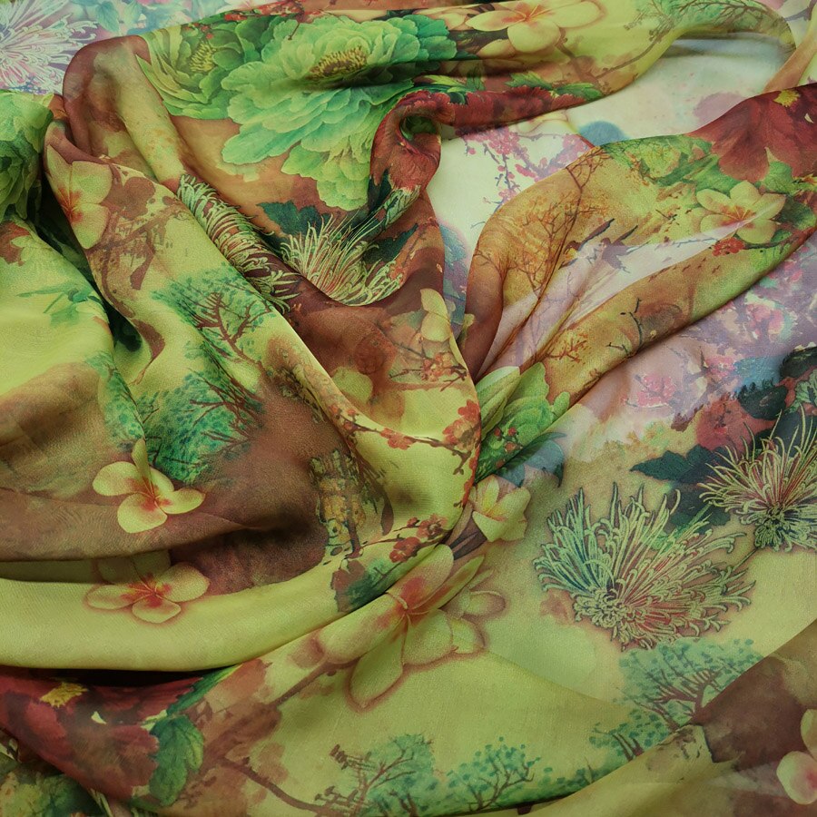 Dress Dancing Soft Fabric Flowing 30D Chiffon Light Thin Fabric Costume Material DIY Stage Cosplay: 3