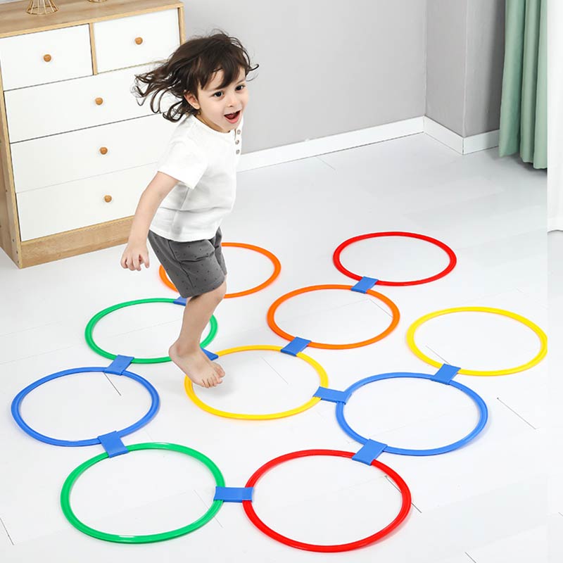 Anillo de formación de fútbol de 30cm y 40cm para niños, aros para agilidad, accesorios coloridos para entrenamiento deportivo, 10 Uds.