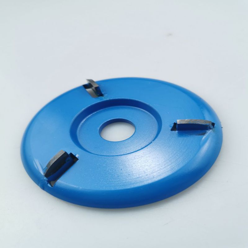 Herramienta para amoladora angular, cortador para esculpir madera con 3 dientes de potencia curvada