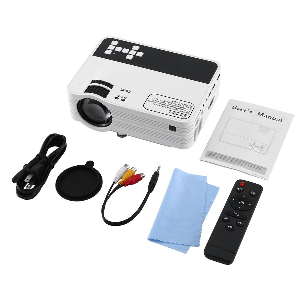 Household Multimedia Portable Mini Micro Projection Interactive Projector 720P Multifunctional Video Games Projector