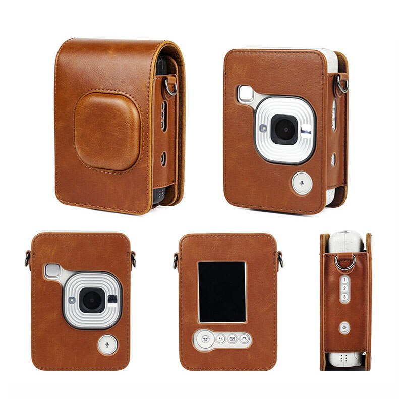 Fujifilm Instax Mini Liplay étui pour appareil Photo instantané Vintage en cuir PU Film Photo LiPlay caméra bandoulière sac pochette de protection