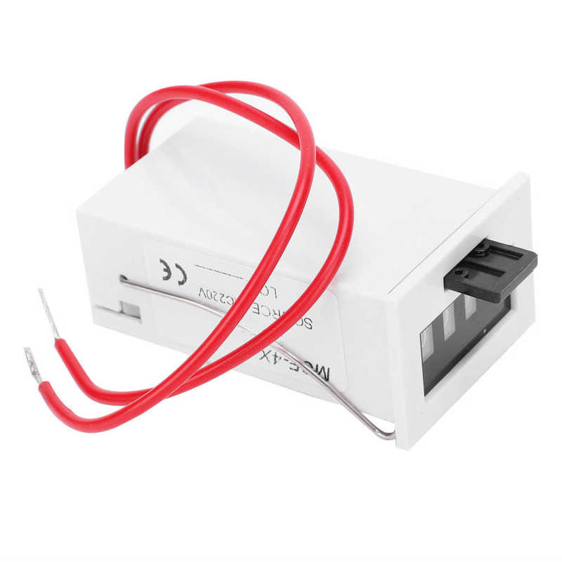 Electromagnetic Pulse Counter 4-Digit Counter 20 Times/sec MCF‑4 High Sensitivity Industrial Supplies AC220V Electronic Counter