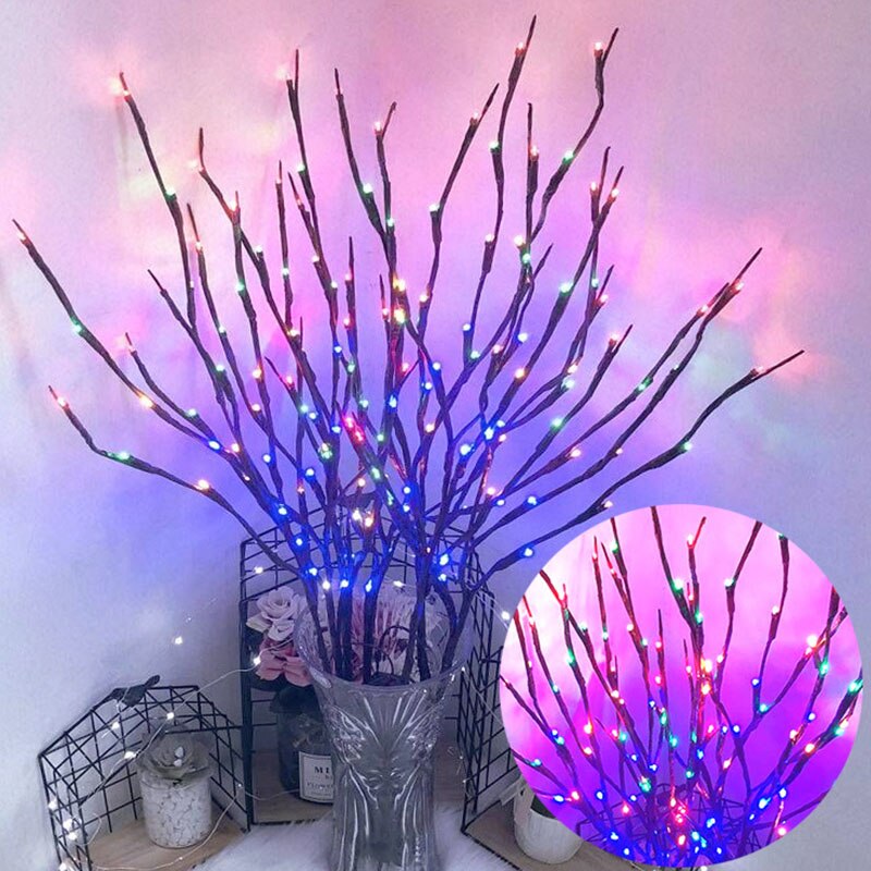 Simulation Tree Branch 20 LED Light String Christmas Decorations for Home Decorations Year's Decor