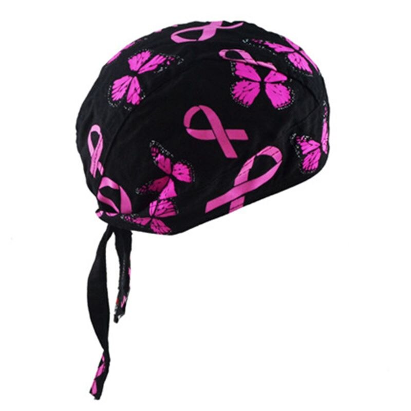 Unisex motorcykel biker kraniet cap beanie hip hop dans sommerfugl print bandana hat hjelm liner hoved wrap justeret pirat tørklæde