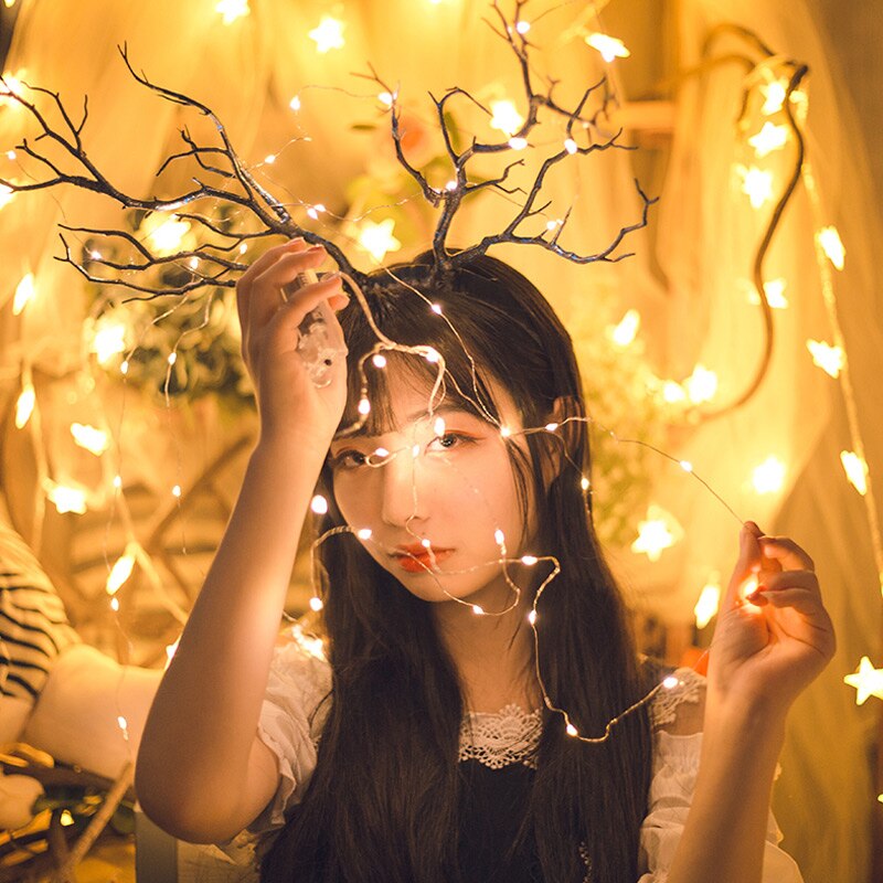 USB Firefly Bunch Lights Copper Wire 8 Modes Twinkle Lights with Remote Control DTT88