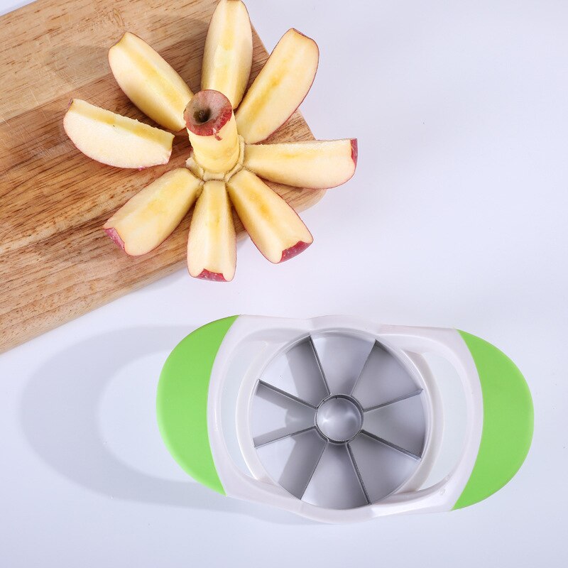 Appelsnijder, verdeler, fruitboor, roestvrijstalen snijmachine, praktische tools, multi-size fruitsnijder, mes