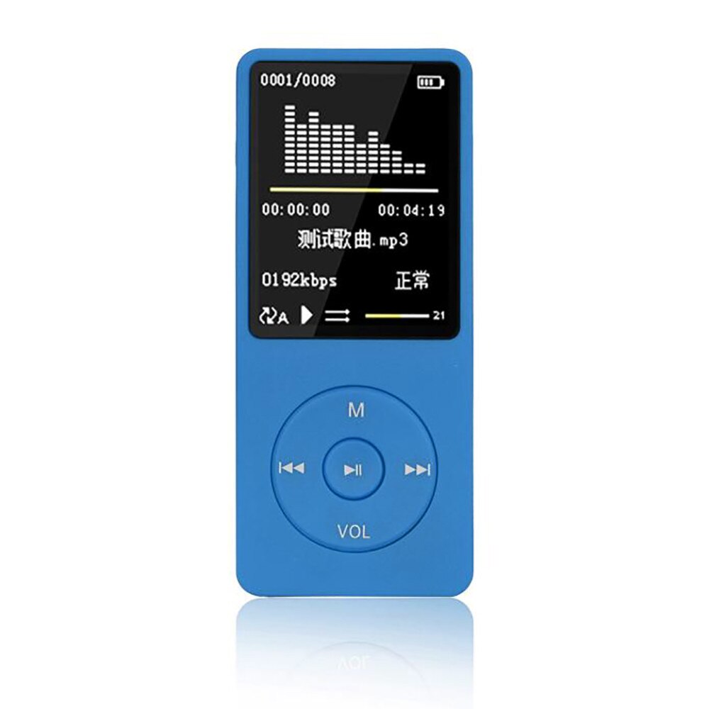 70 Hours Playback MP3 Lossless Sound Music Player TXT E-book FM Recorder TF Card Support Up to 128GB Droship c0606: B