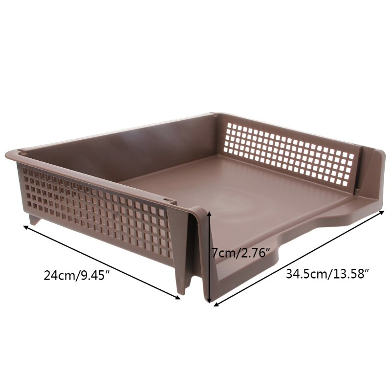 A4 Paper Superimposed Desktop Files Storage Rack Box Plastic Letter Tray Office Desktop Office Files Accessories Box
