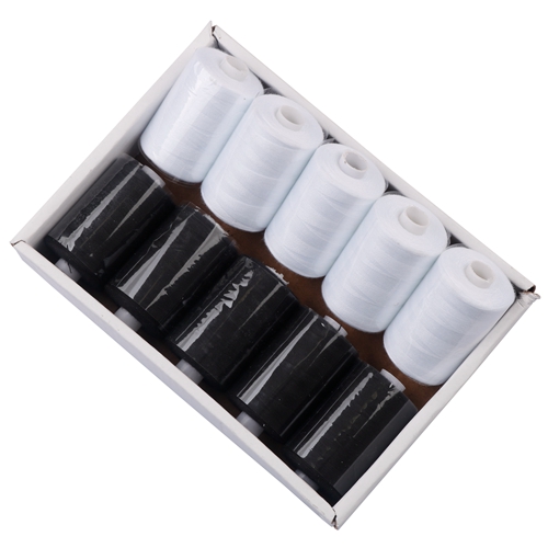 10 Spools/Set,402 Multi Colors Polyester Thread 1000 Yard Coil For DIY Quilting,Needlework&amp;Household Sewing Machine: FR001-L