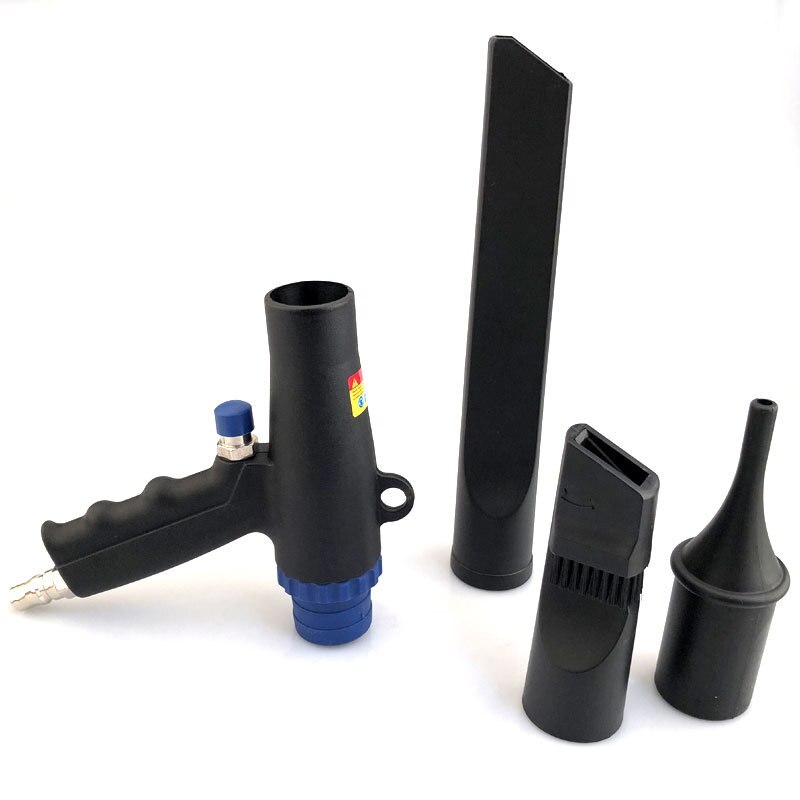 2 in 1 Air Duster Compressor Kit Multifunction Air Vacuum Blow Pneumatic Vacuum Suction Cleaner Tools