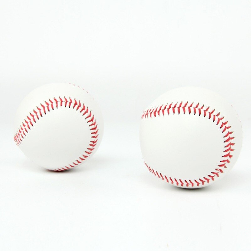 Pelotas de béisbol suaves interiores de goma superior de PVC de para entrenamiento de pelota de softbol 9 "bolas de Baseball hechas a mano