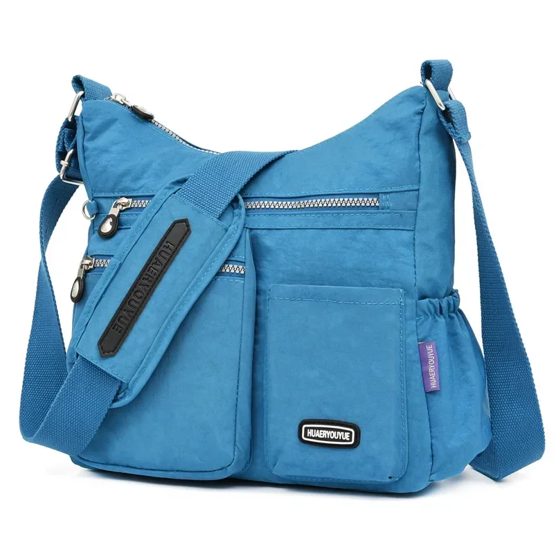 Outdoor crossbodytassen voor dames met antidiefstalvak, lichtgewicht, waterbestendige portemonnees en handtassen.: Blauw