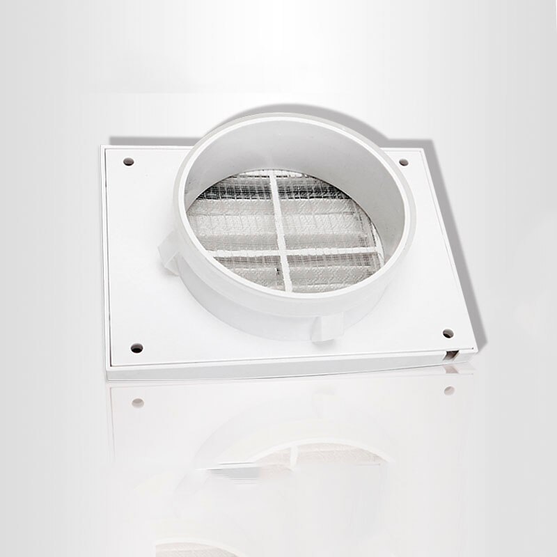 1 pcs exterior wall vents for Improve indoor air air duct vent grill Insect-proof vent ABS material gray