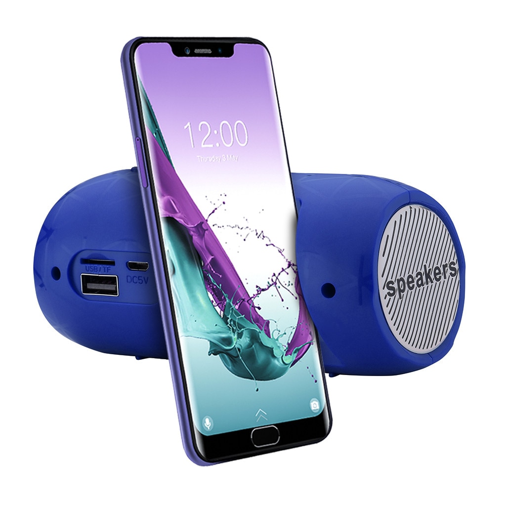 Bluetooth højttaler bærbar udendørs højttaler trådløs mini kolonne 6w stereo musik surround support fm til smartphone  pc 20 j 25