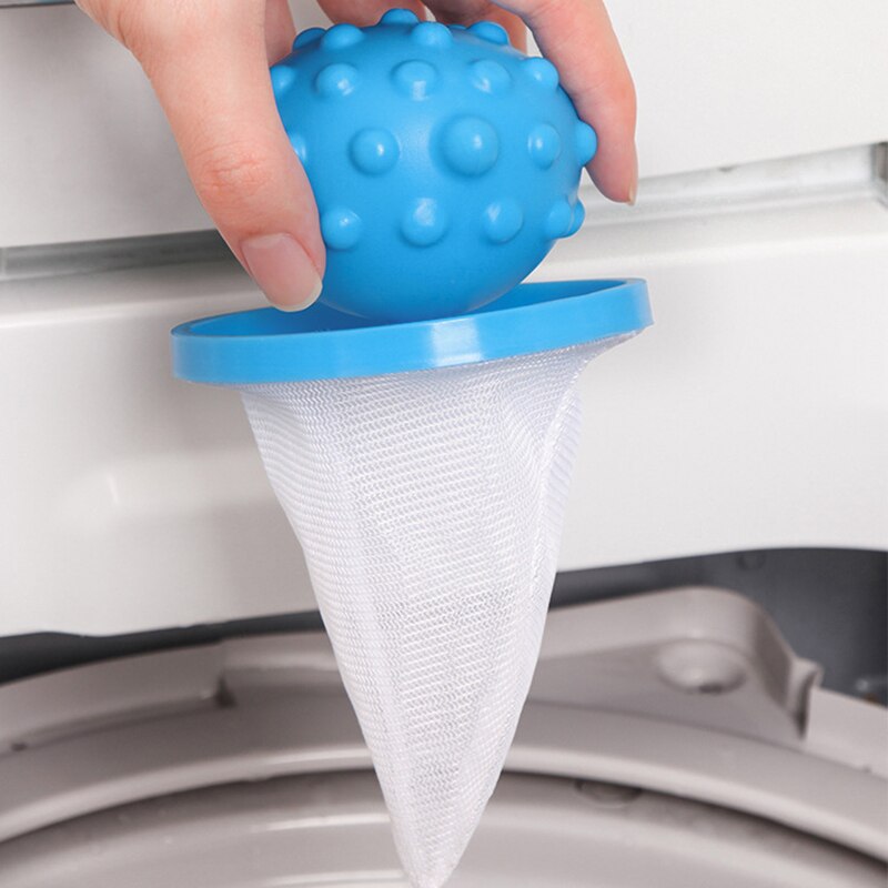 Bathroom Laundry Ball Anti-winding Floating Lint Hair Catcher Washing Machine Hair Ball Suction Hair Remover Decontamination