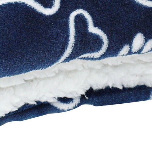 Winterwarm groot zacht bedrukt flanel katoenen matras hond kat huisdier mat bed pad zelfverwarmend tapijt thermisch wasbaar kussen