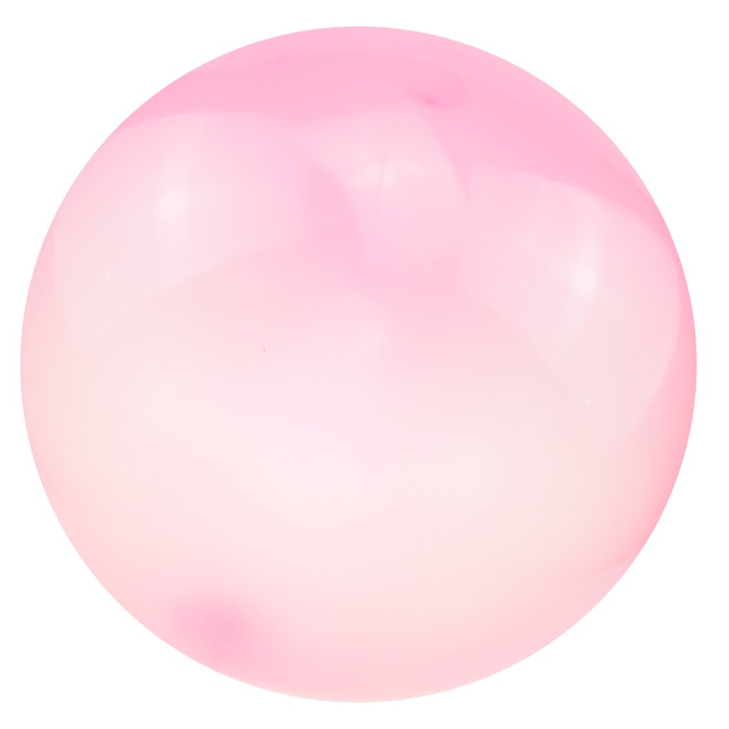 Bubble Balloon Transparent Bounce Inflatable Funny Toy Ball Inflatable Balls for Outdoor Indoor Play, 3 Sizes are Available: Pink L