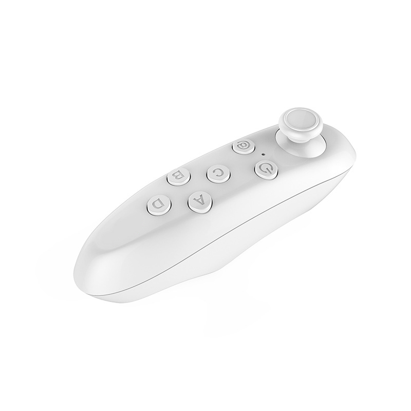 Remote Control for Android Phone Bluetooth-compatible 4.0 Wireless VR Headset Game Controller Joystick Wireless Gamepad Remote: silver