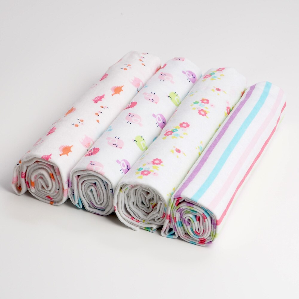 4 teile/los Neugeborenen Musselin Windeln 100% Baumwolle Flanell Baby Decke freundlicher Swaddle wickeln Weich Decken Produkte Für Neugeborenen: PJ3381A3