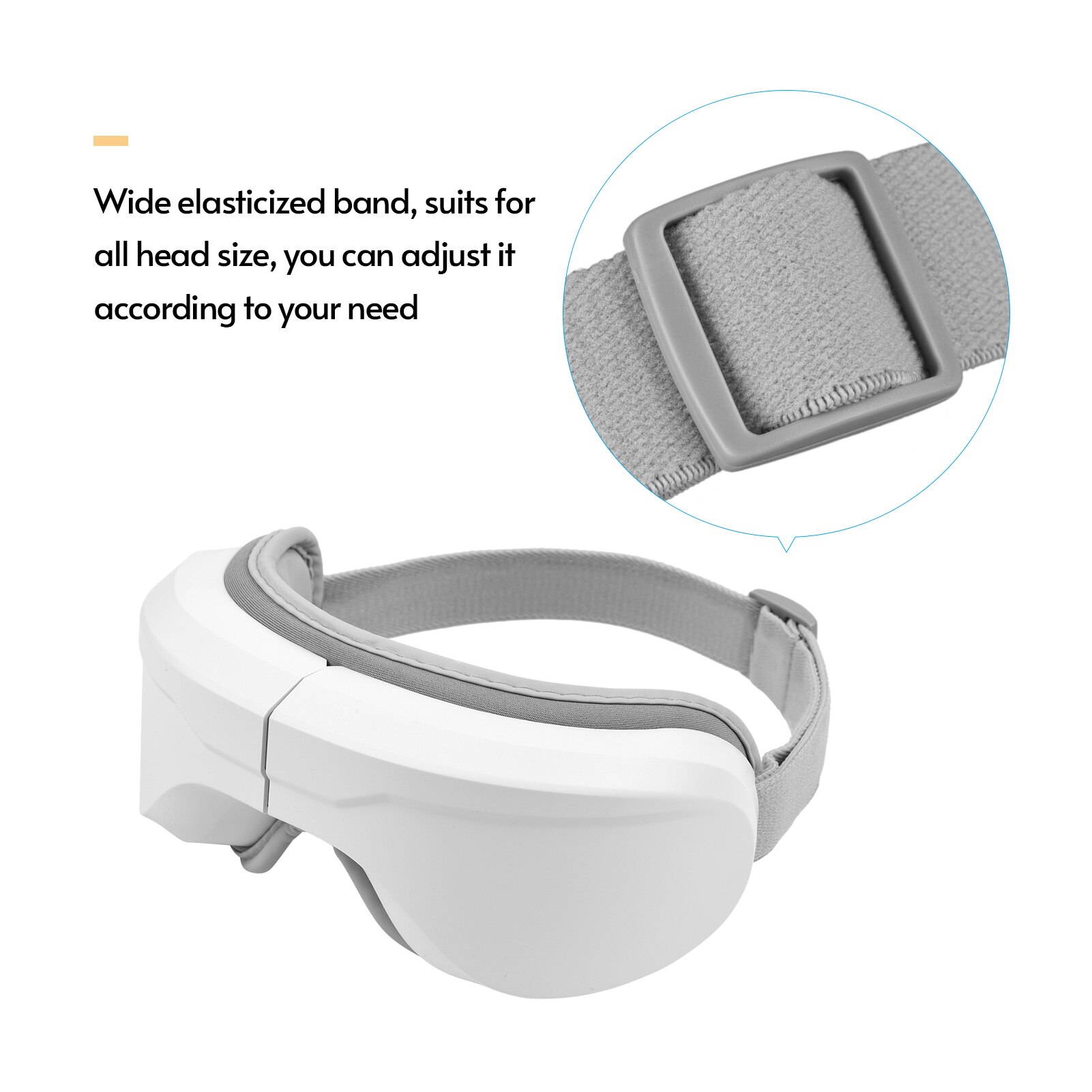 Eye Massager Eyes Therapy Massager with Heat Air Vibration Music for Relieve Eye Strain Dry Eyes Improve Sleep Eyes Care Machine