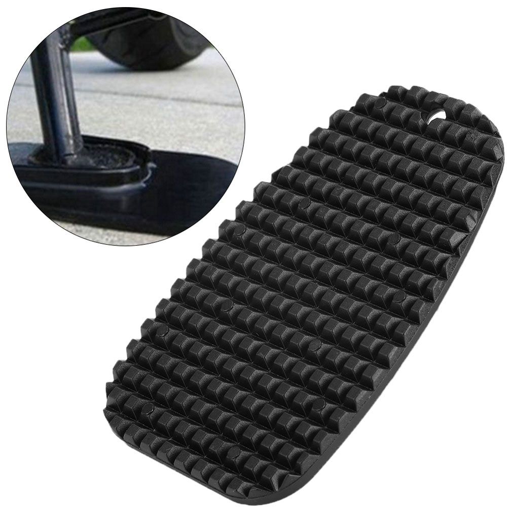 Supporto per estensione piastra antiscivolo in plastica nera Accessori per moto Cavalletto Supporto per cavalletto per moto
