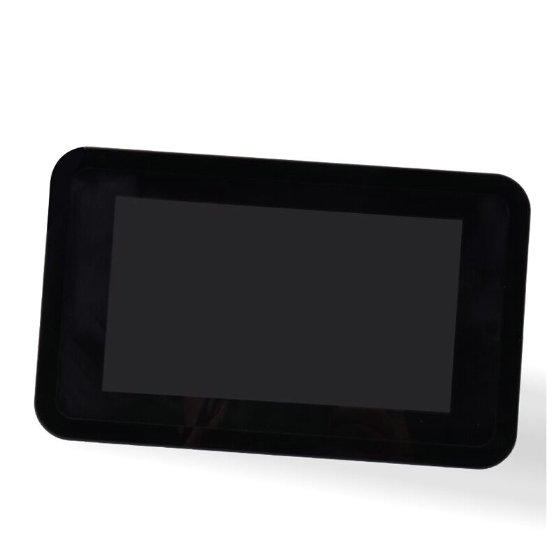 Raspberry Pi Case - Acrylic Shell with Stand - For 7" Touchscreen Display - Compatible with RPI 3B/4B