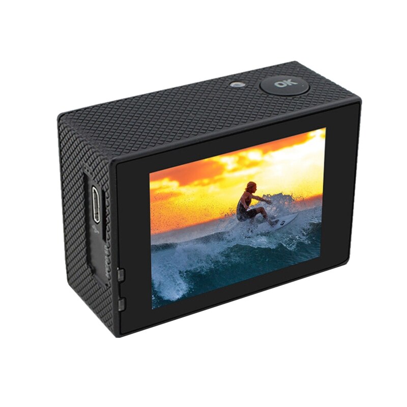 Kamera akcji HD 4K/60Fps Wifi 16MP 2.0 LCD 170D obiektyw kamera na kask 30M iść wodoodporna zawodowiec kamera sportowa kamera wideo