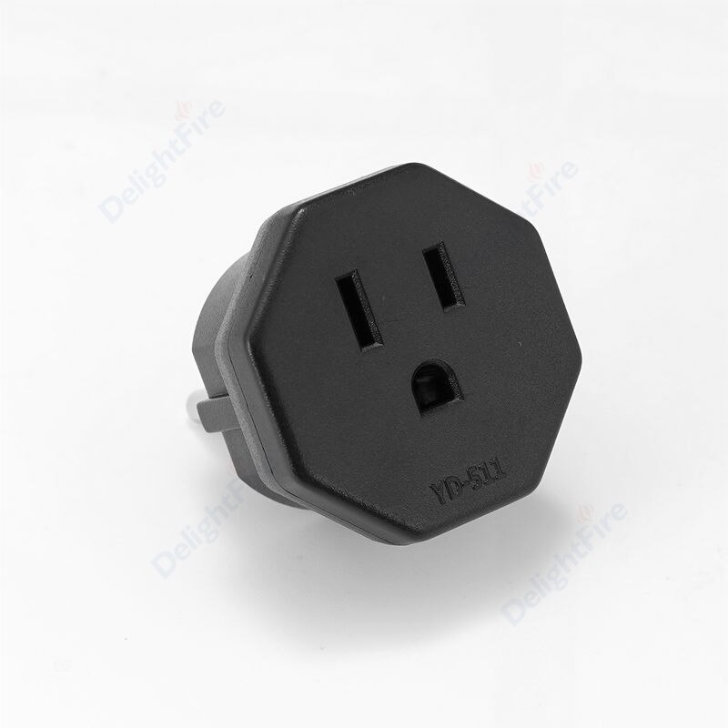 Usa/Au/Cn Naar Eu Europese Converter Adapter 250V 16A Stopcontact Travel Adapter Universele Wall Charger power Plug Socket: typeB black