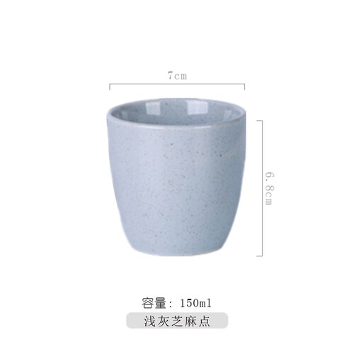 150ml Japanese Retro Handmade Random Texture Color Glaze High Temperature Firing Ceramic Teacup Porcelain Coffee Tea Cups: G
