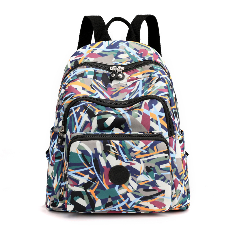 Travel Nylon Women Backpack Casual Waterproof Youth Lady School Bag Female Daypack Women's Shoulder Bags Rucksack Mochilas: Dark Grey