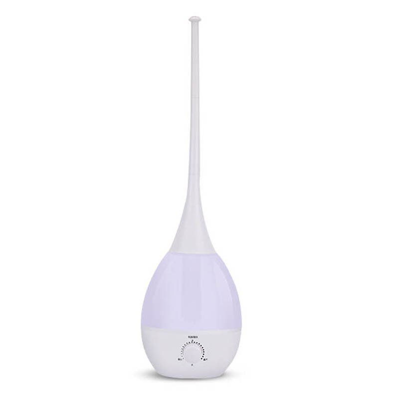 DMWD Floor Type Untrasonic Air Humidifier 3L Capacity Aromatherapy Anion Purifying Air Purifier Household Office Low Noise: white