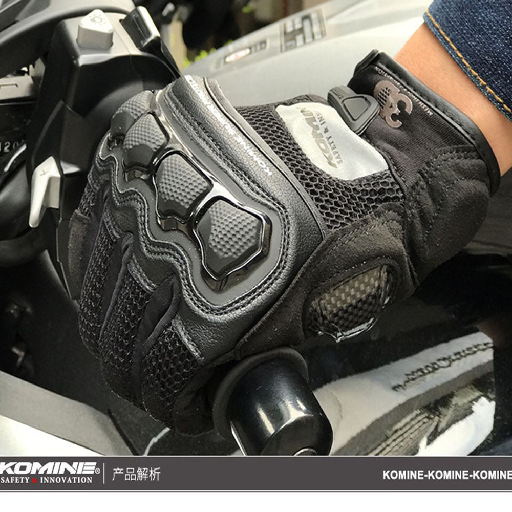 GK-215 motorhandschoenen zomer ademend motocross racing handschoenen anti-val motorfiets volledige vinger handschoenen