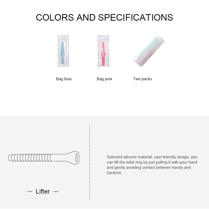 Toilet Lid Lifting Sitting Commode Bathroom Device Accessories Toilet Handle Lid Portable Sanitation Tools