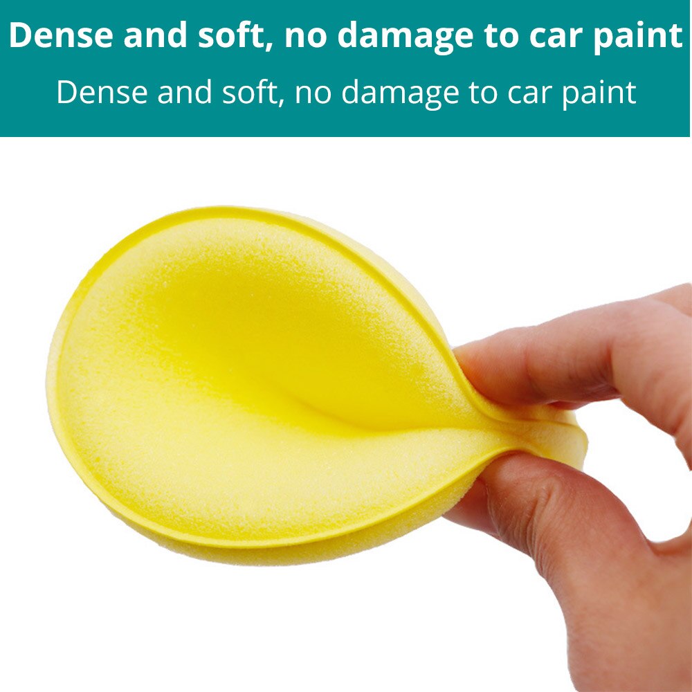 4X Waxen Paint Cleaner Care Shampoo Wax Applicator Spons Beauty Polijsten Sponzen Car Care Tools Poetsmiddelen Auto Glans