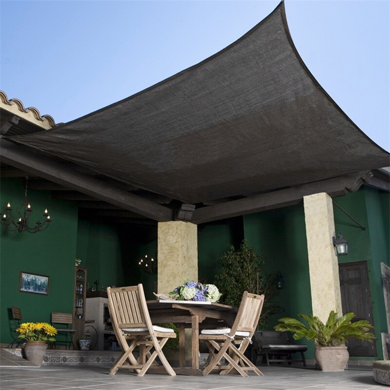 Sunscreen net encrypted net thickened flower balcony courtyard outdoor shading net shade net installation net sun shade cloth