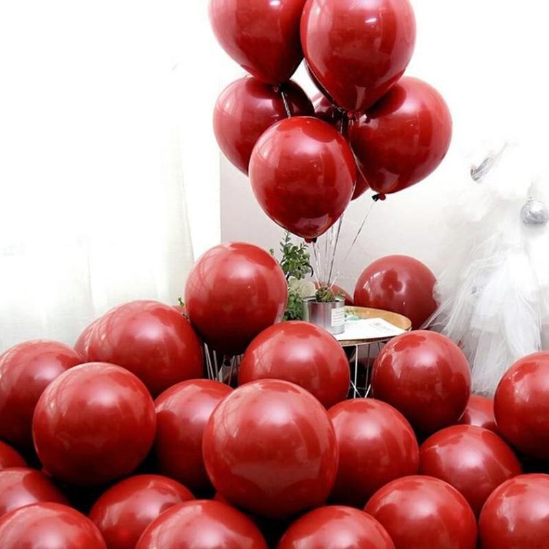 10/50 Uds. Globos dobles de látex de 10 pulgadas decoración de Globos para bodas Globos con forma de corazón suministro de Metal de cumpleaños Bab S8G9