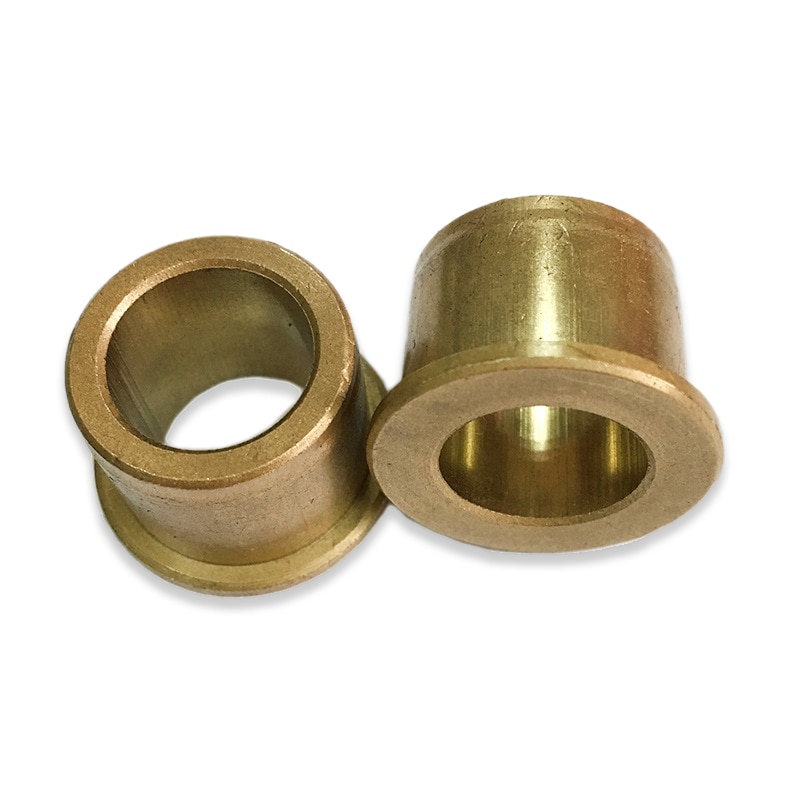 5PCS ID 2 3 4 5 6 8mm Flanging Self-Lubricating Bearing Powder Metallurgy Oil Copper Bushing Guide Sleeve with Stepped Flange