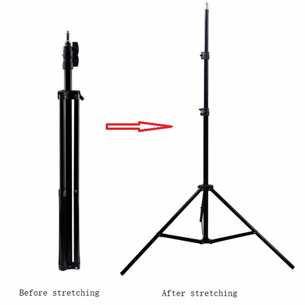 Automatic Thermometer Tripod Bracket 210cm Mall School Temperature Gun Telescopic Tripod Stand For K3 Thermometer: 210CM