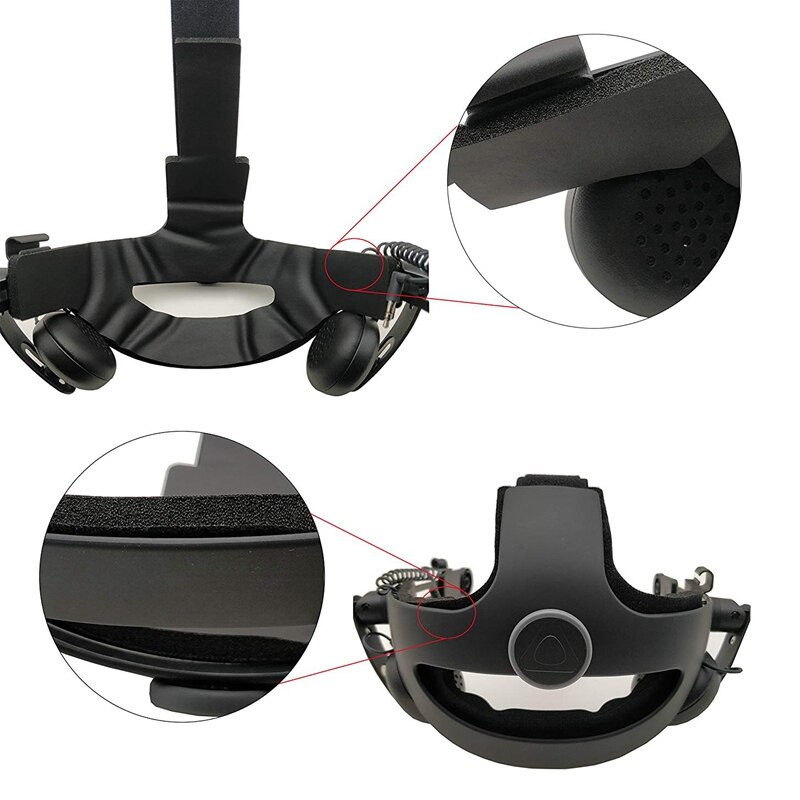 Kuddeersättning för htc vive vr deluxe o-rem, tvättbar flexibel med enkel installation