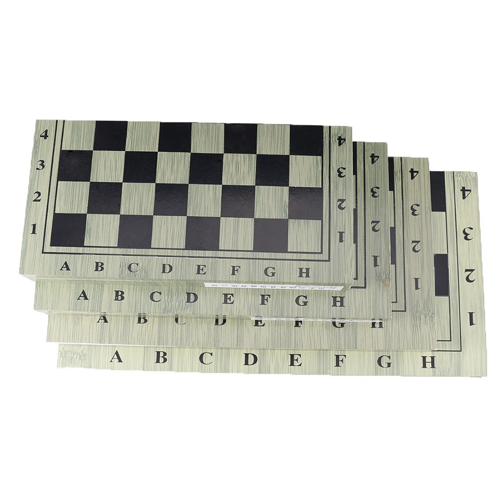 International Chess Set Portable Wooden Chessboard Chess Game For Travel Party Family Activities Magnetic Chess Set playing