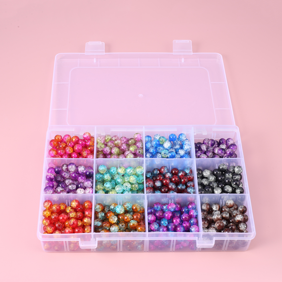 Traje de joyería artesanal hecho a mano, caja de cuentas pequeña de colores mezclados, apto para mujeres y hombres, accesorios de artesanía al por mayor, 2023: Oro