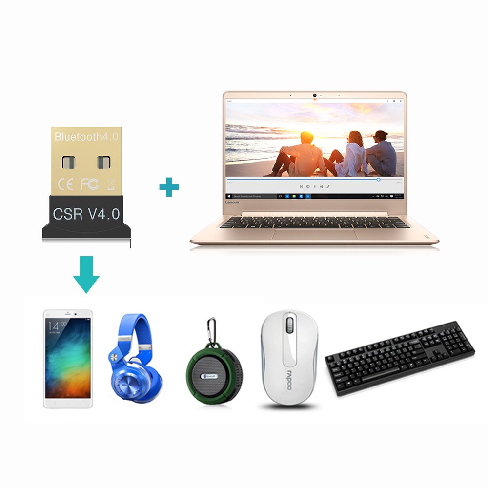 Mini Usb Bluetooth V 4.0 Dual Mode Sem Fio Adaptador Dongle Bluetooth Csr 4.0 Usb 2.0/3.0 Para Windows 10 8 Xp Win 7 Vista 32/64