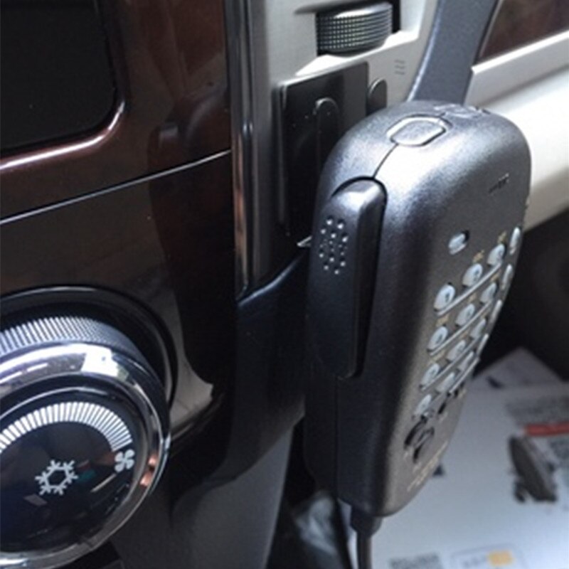 Universele Houder Hand Microfoon Clip Haak Voor Motorola GM300 GM950 Kenwood TK868G Yeasu Wouxun Autoradio Beugel