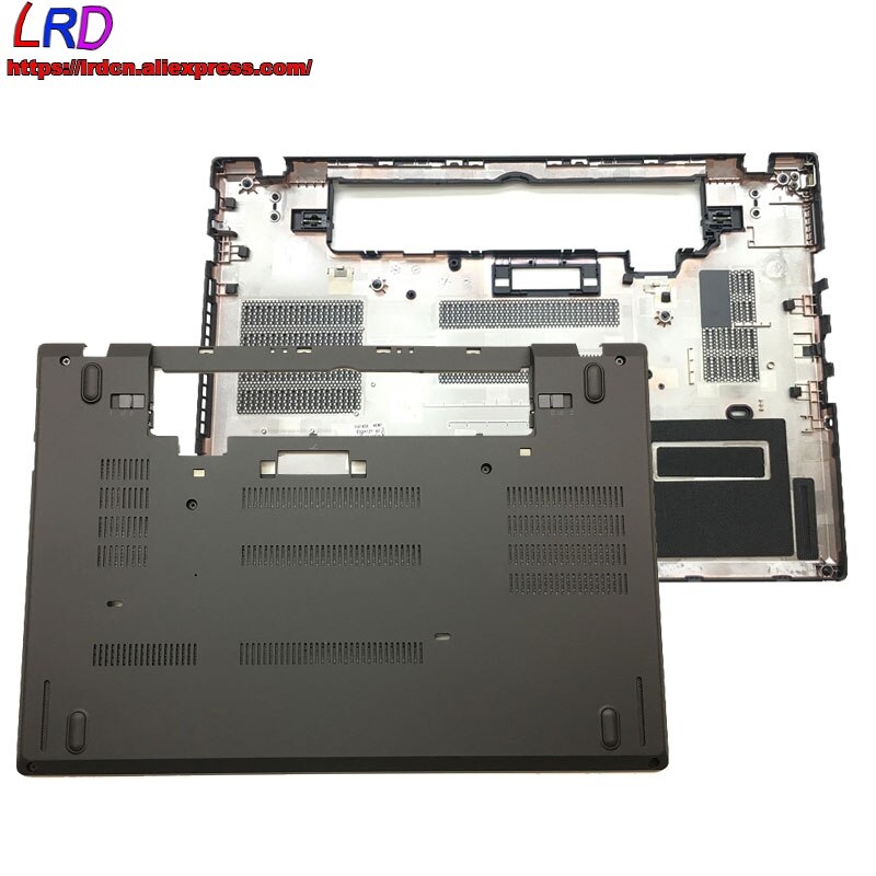 Pantalla de cubierta trasera LCD para portátil Lenovo Thinkpad T470 A475, marco frontal, reposamanos con bisel, carcasa superior, Base inferior, inferior y bisagra: Base