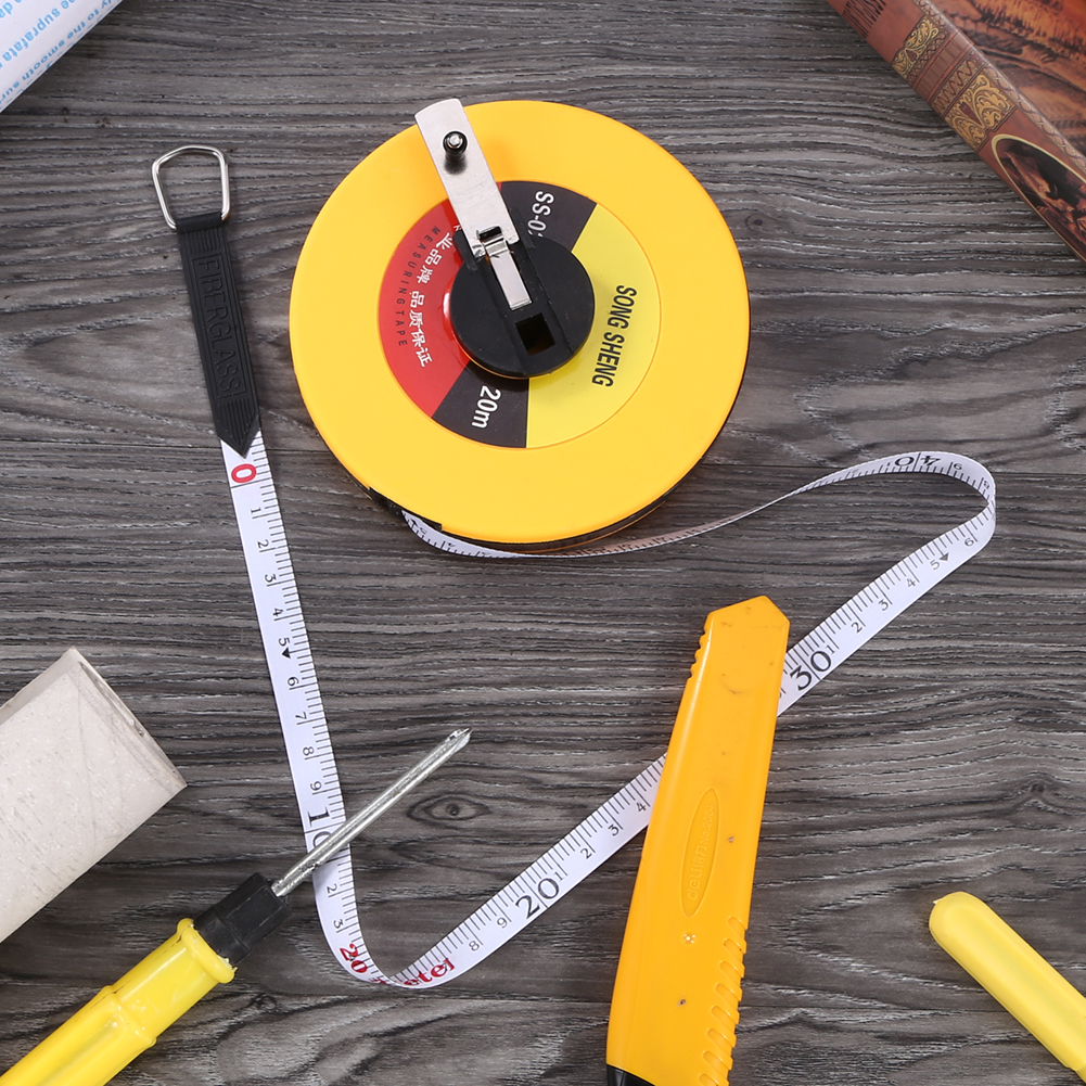 Fiberglass Soft Tape Measure Portable Body Height Building Surveying Distance Measuring Meter for Carpenter Measurement Tools