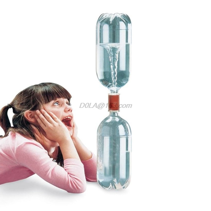 OOTDTY Vortex Bottle Connector Tornado In A Bottle Cyclone Tube Tornado Maker Magic Toy