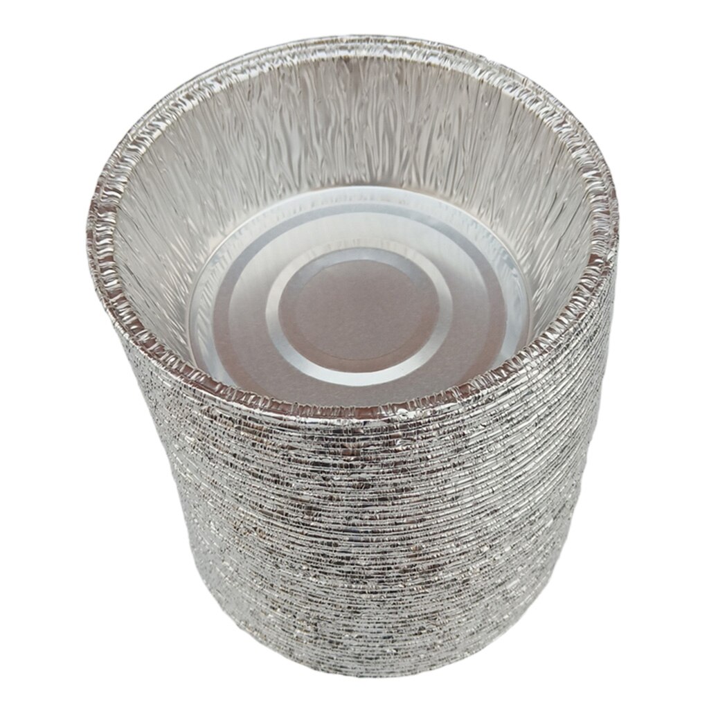 Deep Aluminum Foil Pie Pans Round Disposable for Reheating Durable Oven Safe