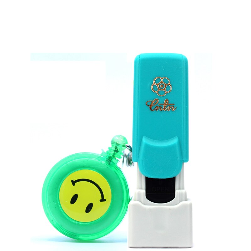 Personal Nurse Name Stamp Handwritten Signature Stamp Lettering Personality Art Signature Steal Private Production 5: button green