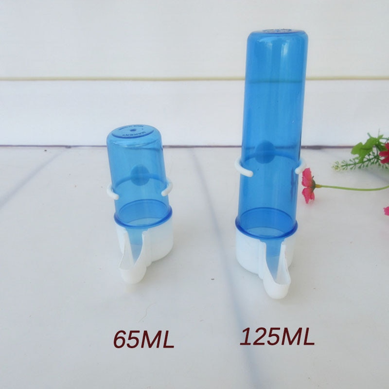 Huisdier Vogelkooi Opknoping Water Zuigfles Papegaai Water Feeder Vogel Benodigdheden Mynah Papegaai Drinkfontein 65 Ml/125 ml