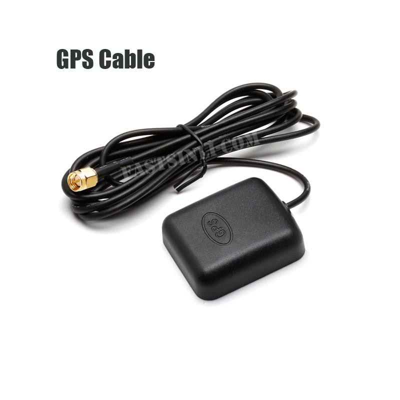 Microphone USB GPS Rear View Camera RCA Output AUX SIM Card Slot Radio Converter 16PIN 4G Power Cable For Car Navigation: GPS Cable